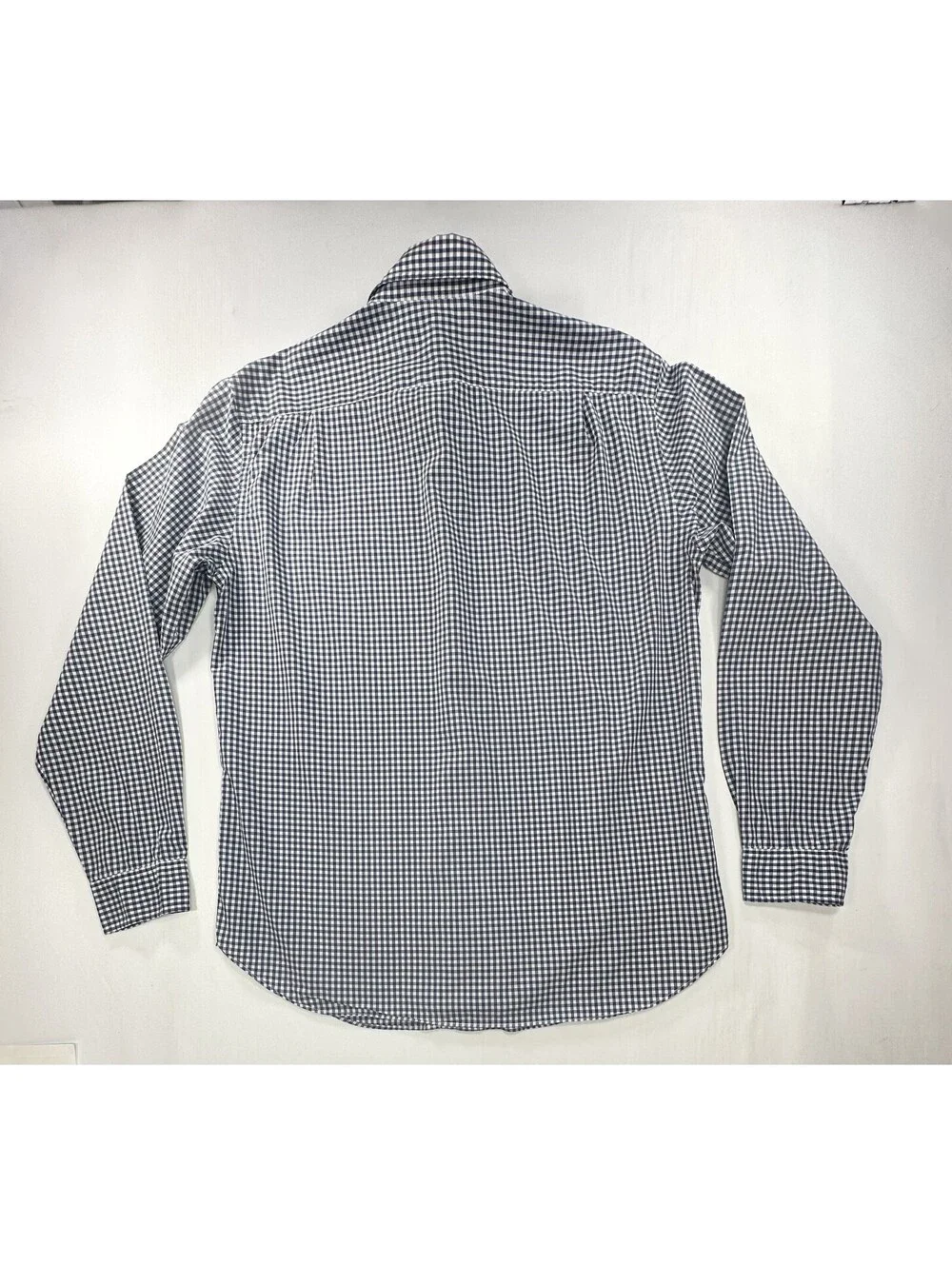 J Crew Checked Lightweight 100% Cotton Button Up Blue Mens M